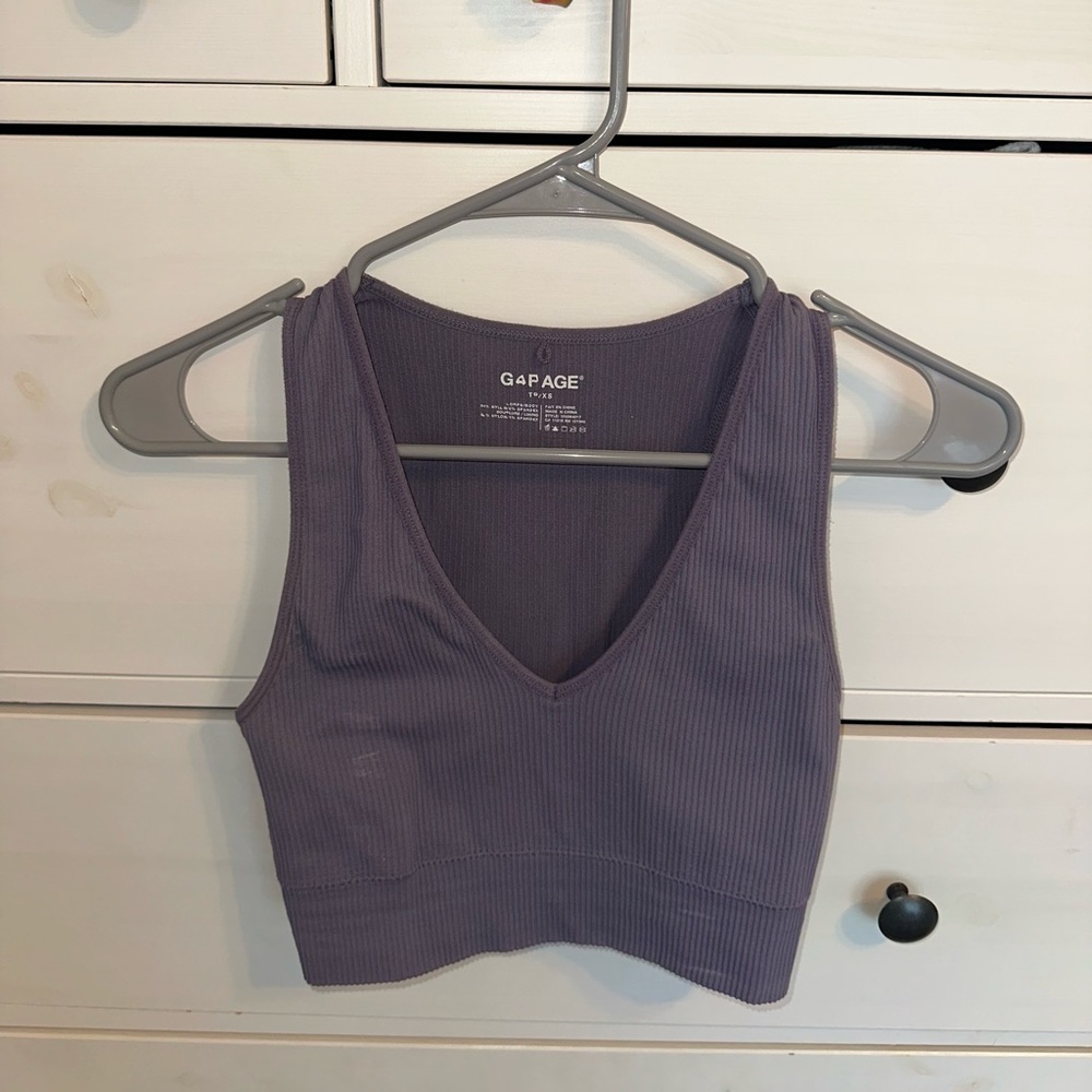 Garage purple tank top